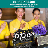 Wooden Double-sided Open/Closed Sign