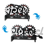Wooden Double-sided Open/Closed Sign
