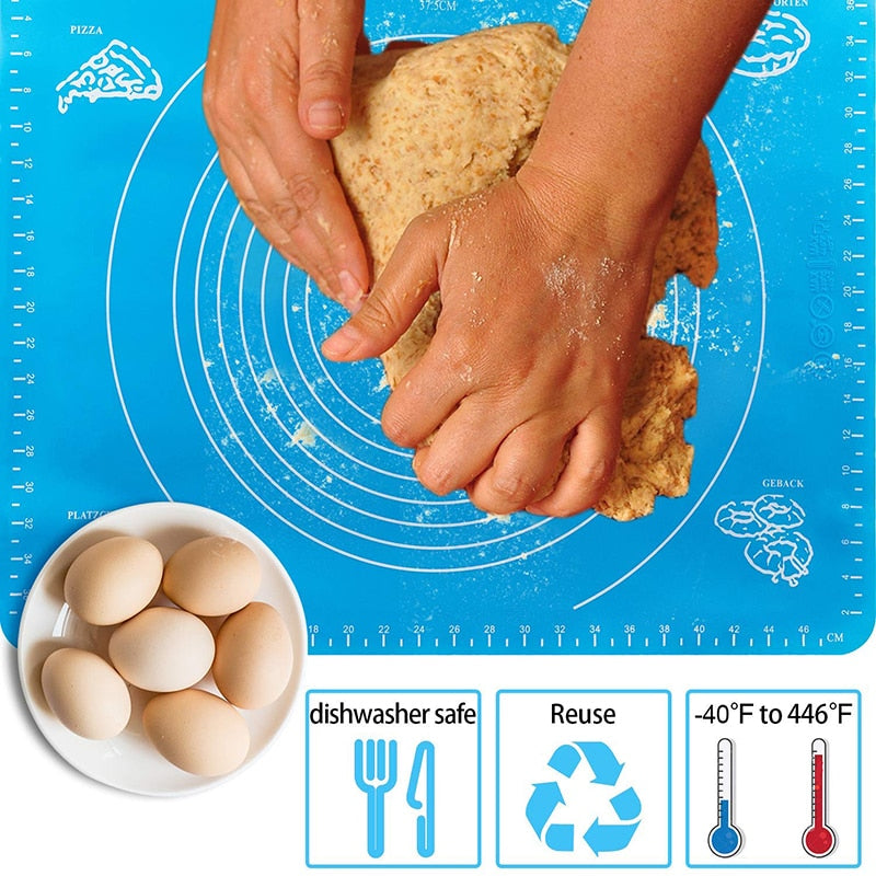 Extra Large Kitchen Mat, Silicone Kneading Pad Sheet, Baking Mat