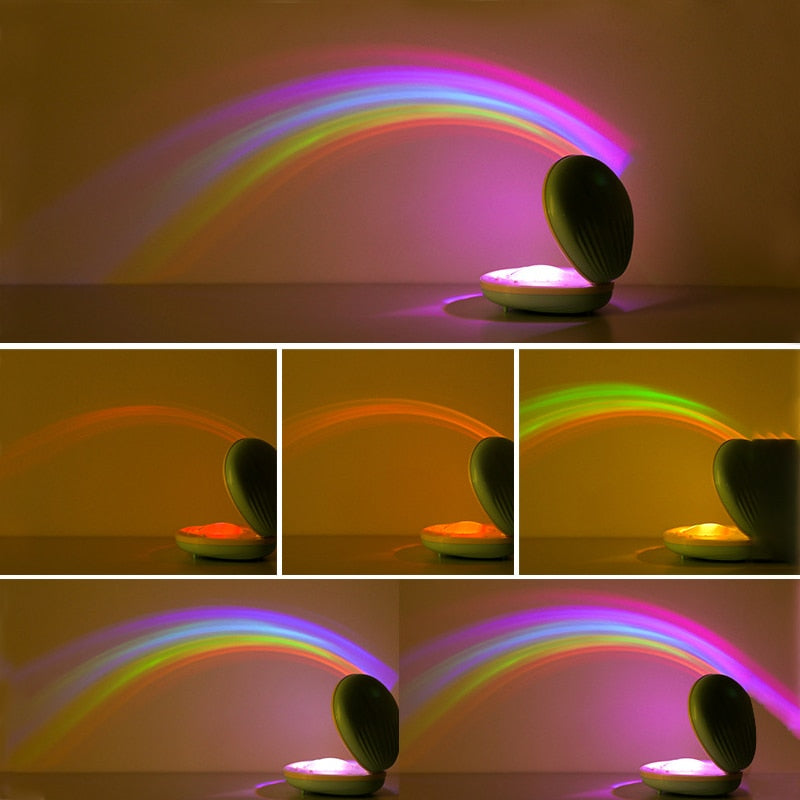 Rainbow Projection USB LED Night Light
