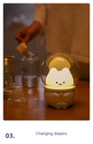 USB Chargeable Cute Pet Astronaut Nursing Lamp Cat/Rabbit