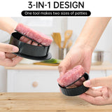 3 in 1 Non-Sticky Meat Patty Mold