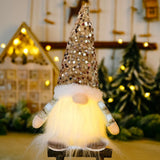 Christmas Doll Elf Gnome with LED Light