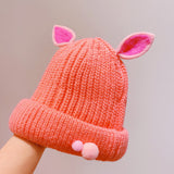 Cute Animal Ear Family Matching Knitted Hat