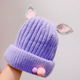 Cute Animal Ear Family Matching Knitted Hat