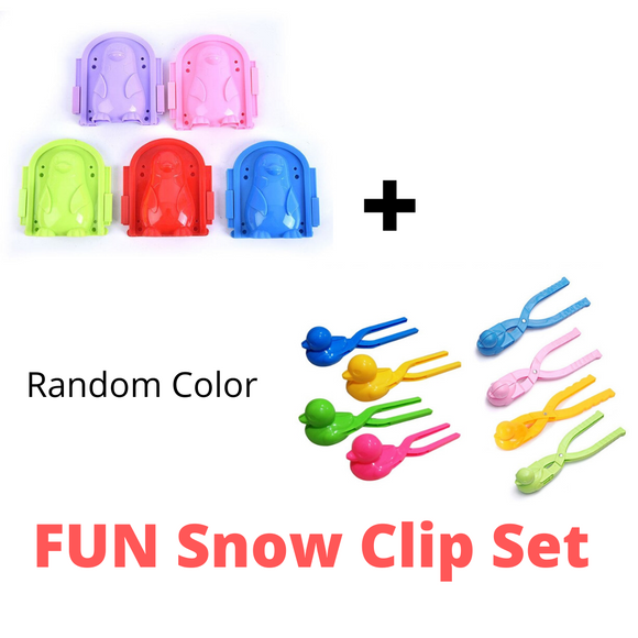 Snow Fun Snowball Clips Set