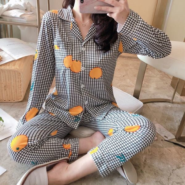 Womens Winter Pyjama Set Long Sleeve PJ - 99 Rands