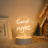 Note Board Creative USB Led Night Light