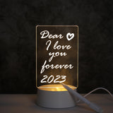 Note Board Creative USB Led Night Light