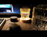 Icy Drinking Glasses with LED Base