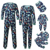 Green Dinosaur Family Christmas Pajama Sets