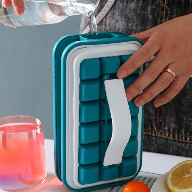 2 In 1 Ice Ball Maker Bottle/Ice Cube Maker Bottle – Home Home Plus