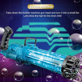 Automatic Gatling Bubble Gun Toys