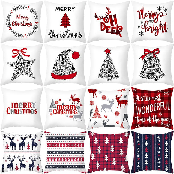 45cm Merry Christmas Cushion Cover