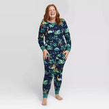 Green Dinosaur Family Christmas Pajama Sets