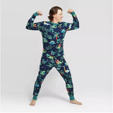 Green Dinosaur Family Christmas Pajama Sets