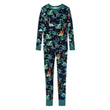 Green Dinosaur Family Christmas Pajama Sets