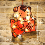 Chinese New Year Window Decoration Lamp