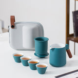 Tea set portable outdoor ceramic teapot