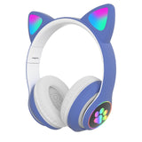 Flash Cat Ears Bluetooth Wireless Headphone