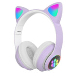 Flash Cat Ears Bluetooth Wireless Headphone
