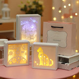 3D Paper-cut Carving Lamp Warm Color