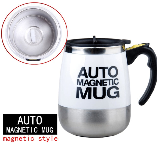 Rechargeable Battery Auto Mixing Cup Magnetic Stainless Steel Mug