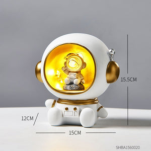 Astronaut Creative Night Light Coins Bank