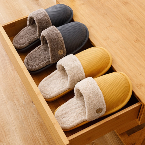 Winter Slippers with Washable Insole