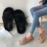 Indoor Women Fur Slippers