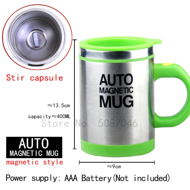 Automatic Magnetic Self Stirring Auto Mixer Coffee Cup USB Rechargeable Mug