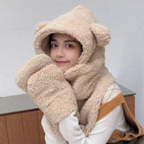 Cute Bear Winter Cap Hat